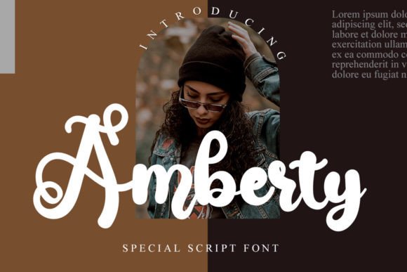 Amberty: A Font Designed to Give Your Business Style and Trust