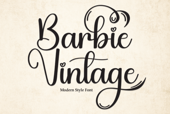 Barbie Vintage Font: A Friendly Script for Editorial Charm