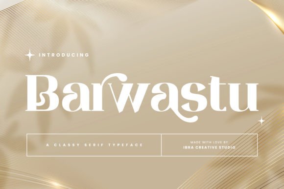 Barwastu: A Serif Font for Professional Branding