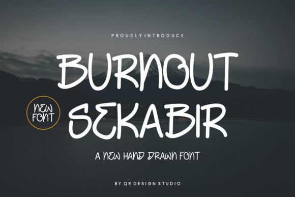 Burnout Sekabir: A Handwritten Font for Authentic Web Design