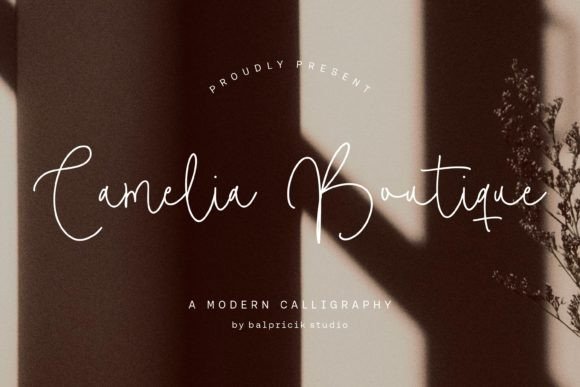 Camelia Boutiue: A Clean Handwritten Font for Web Design