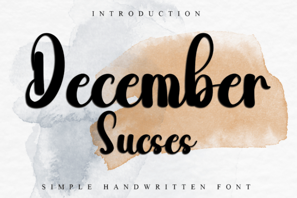 December Sucses: A Font That Elevates Your Brand Story