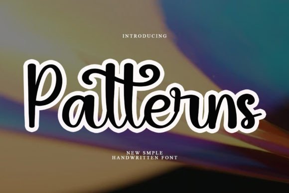 Exploring Patterns Font: A Handwritten Boost for Your Brand Identity