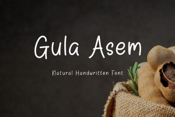 Gula Asem: A Handwritten Font That Brings Personality to Your Projects