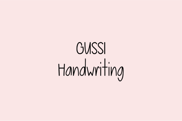 Gussi: A Friendly, Quirky Font for Modern Branding