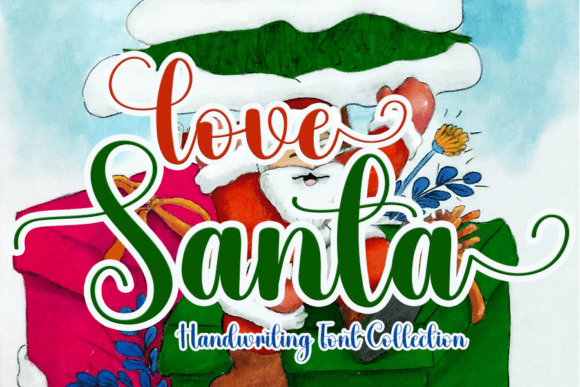 How Love Santa, a Delicate Handwritten Font, Can Elevate Your Brand