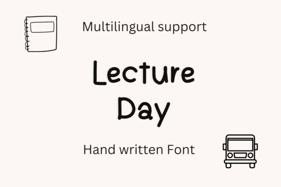 Lecture Day: A Handwritten Font Built for Modern Web Projects
