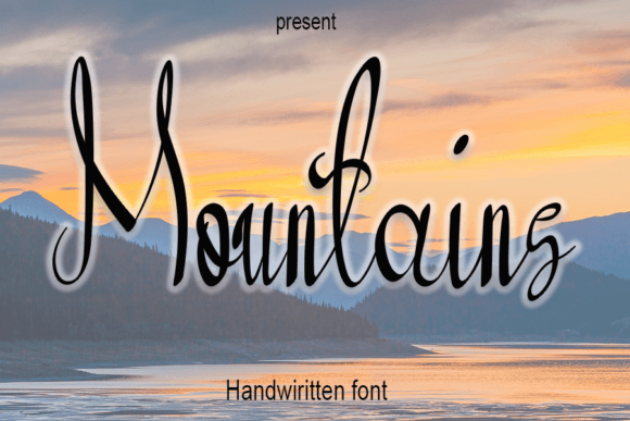 Mountains: A Gentle Script Font for Editorial Mood and Branding
