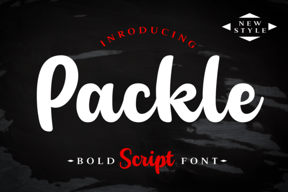 Packle: A Bold Font for Creative Product Makers