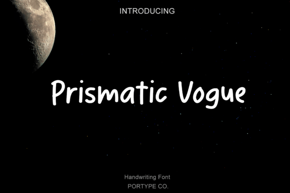 Prismatic Vogue: A Premium Script Font for Digital Branding