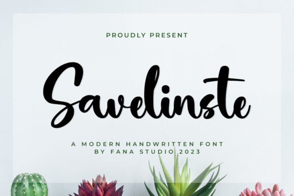 Savelinste: A Premium Script Font for Campaign Designers