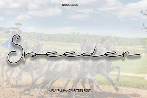 Speeder Font: An Elegant Script for Modern Branding