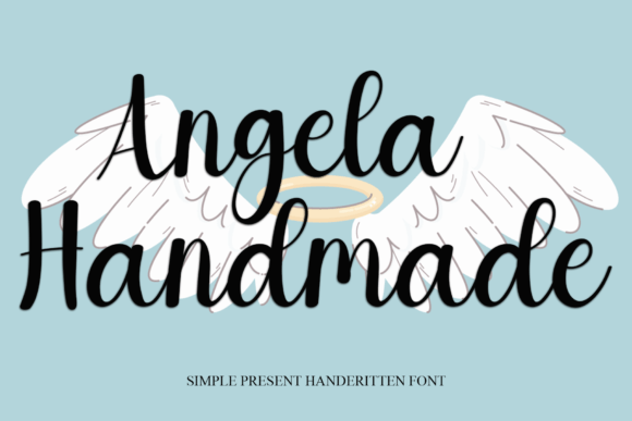 The Angela Handmade Font: A Versatile Handwritten Script for Digital Design