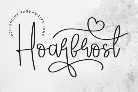 The Hoarfrost Font: A Friendly Handwritten Touch for Marketing