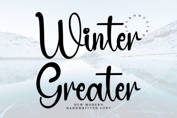 Winter Greater: A Handwritten Font for Your Professional Brand