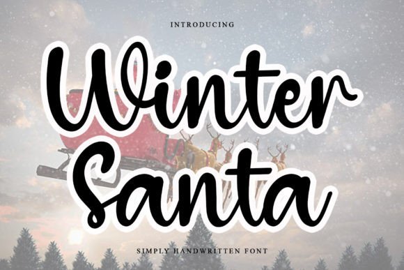 Winter Santa: A Font Designed for Editorial Storytelling