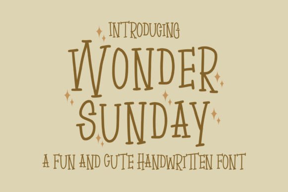 Wonder Sunday: The Cute Script Font For Engaging Web Projects